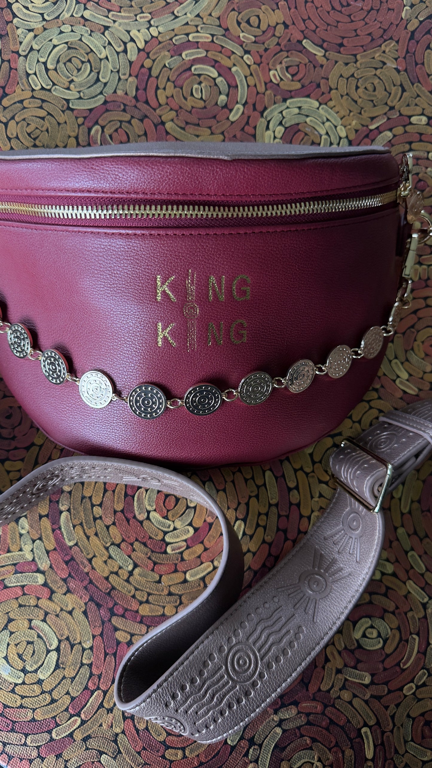 Rosella and Copper crossbody bag
