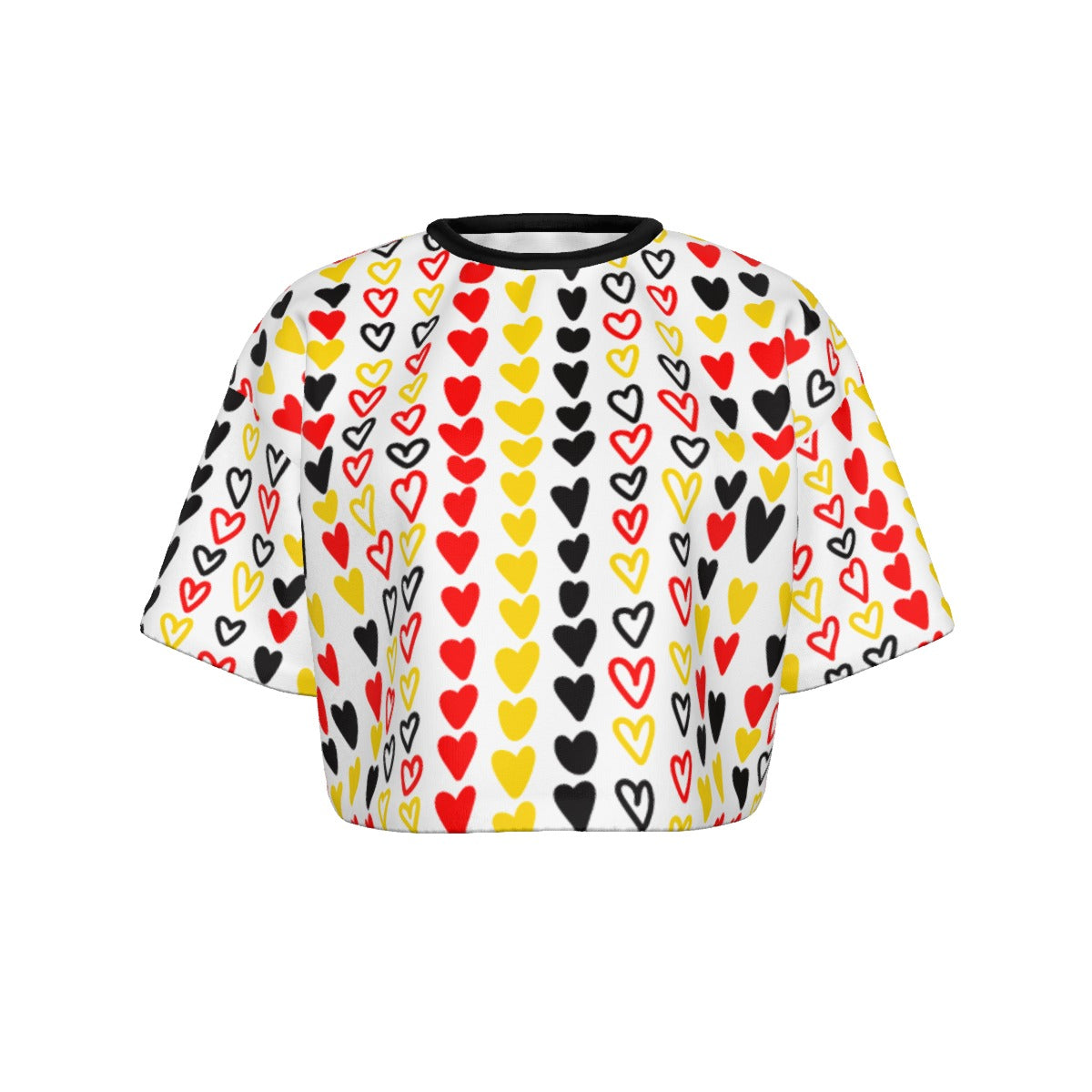 Sarrita King | Women’s Cropped T-Shirt | Lub - White