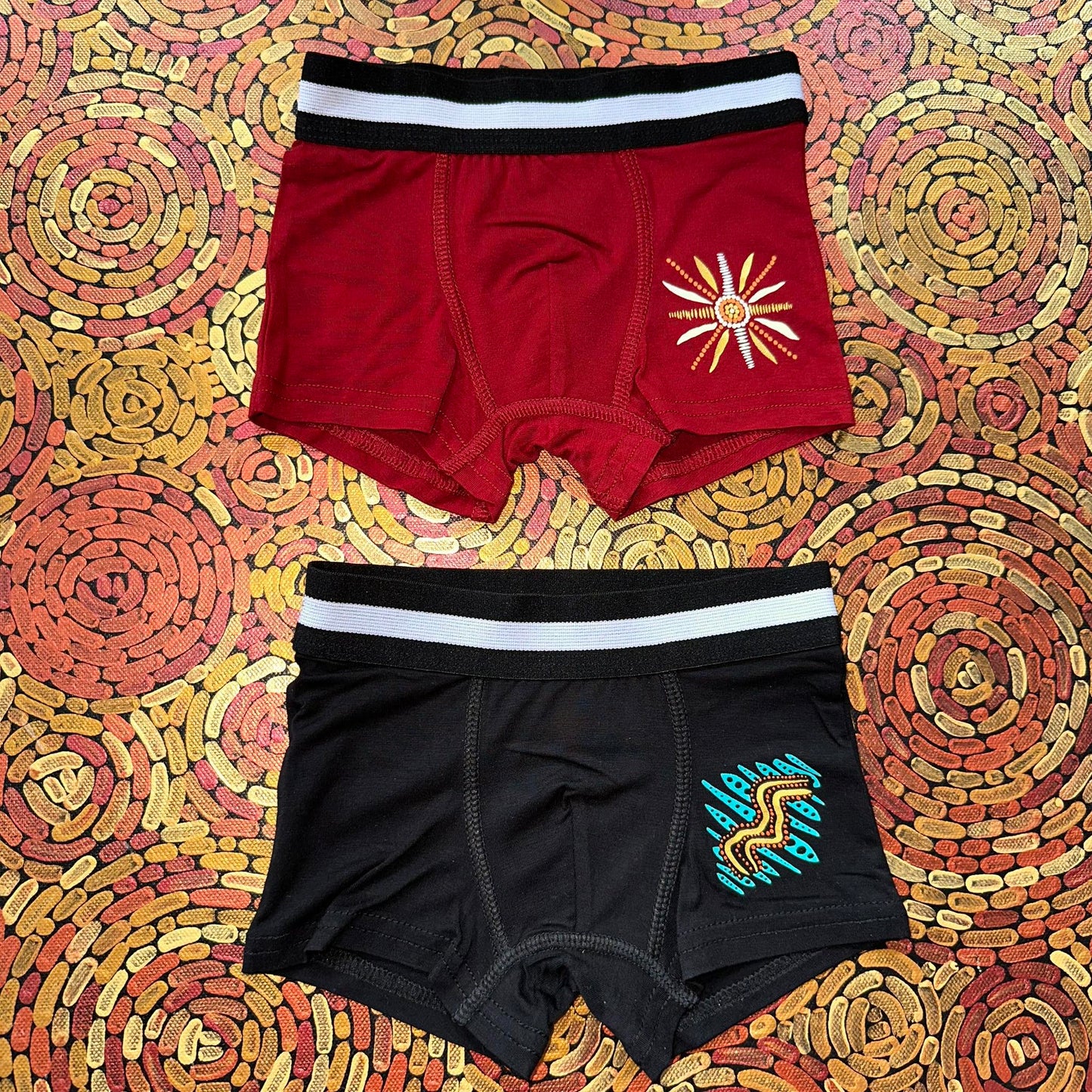 'Water' & 'Sun' | Boys Boxers | 2 Pairs