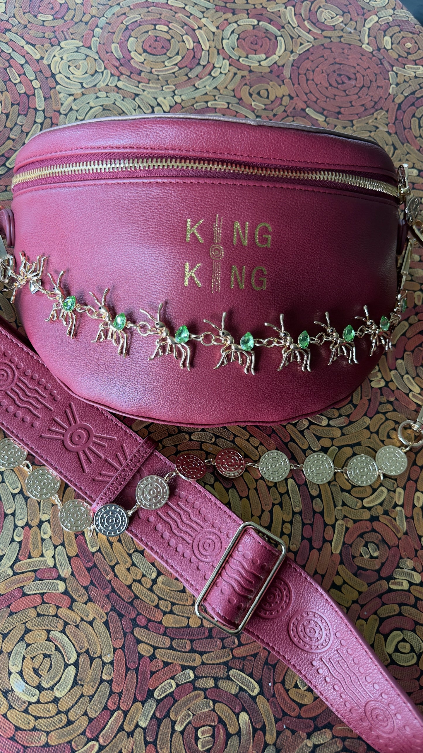 Rosella and Copper crossbody bag