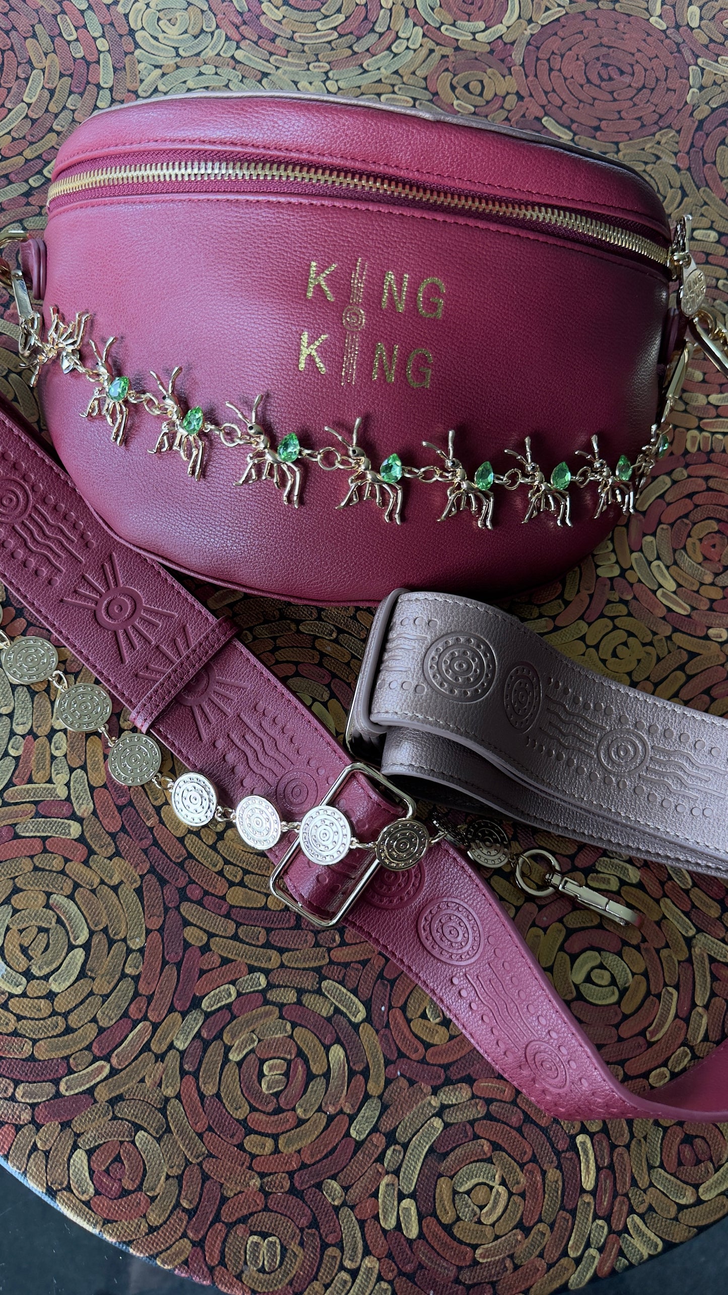 Rosella and Copper crossbody bag