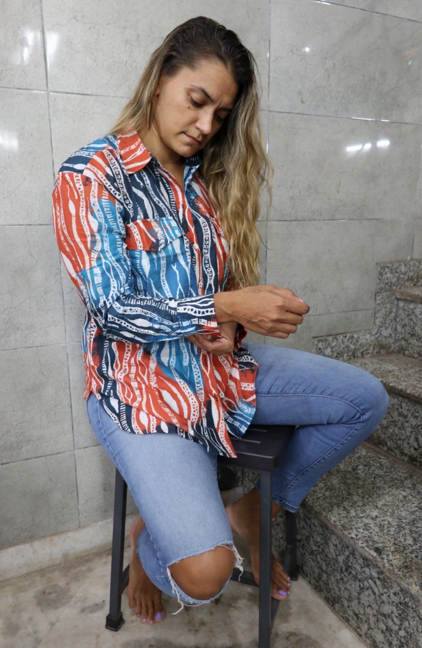 Sarrita King | Long Sleeve Top | Slither