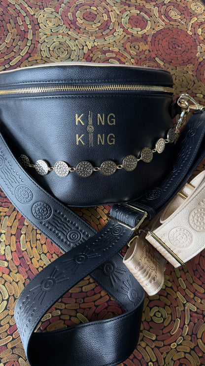 Blak & Gold crossbody bag