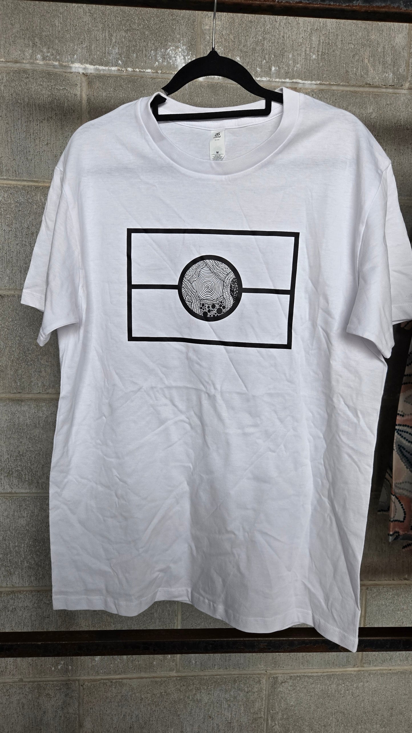 White & Blak Flag Tee