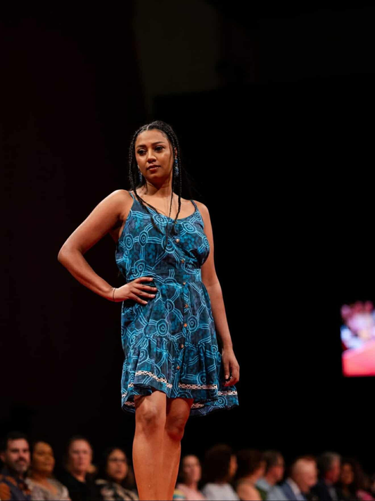 Button up singlet dress