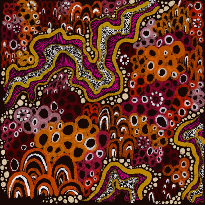 Riverland – Aboriginal Art Print