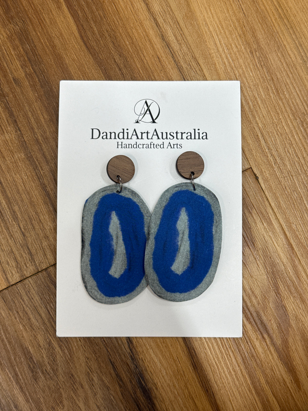 DandiArt x KingKing Fabric Earrings - Handcrafted Wearable Art