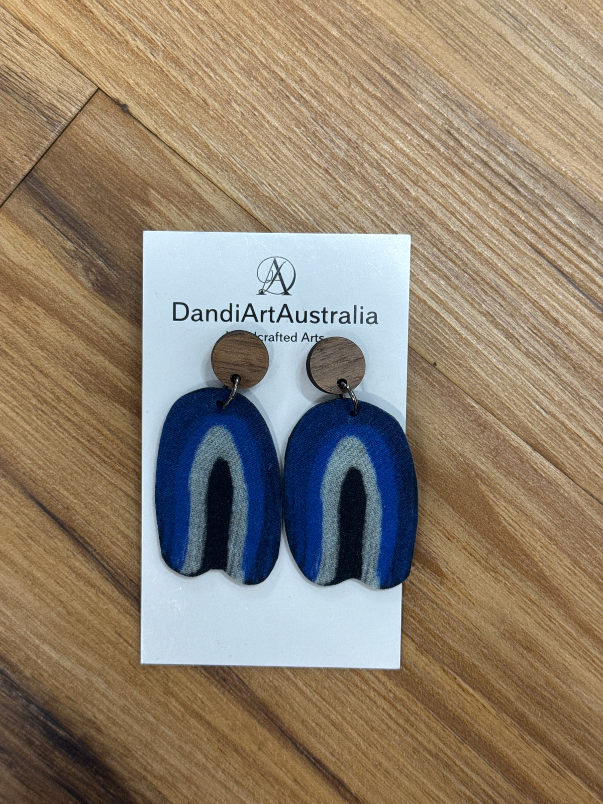 DandiArt x KingKing Fabric Earrings - Handcrafted Wearable Art