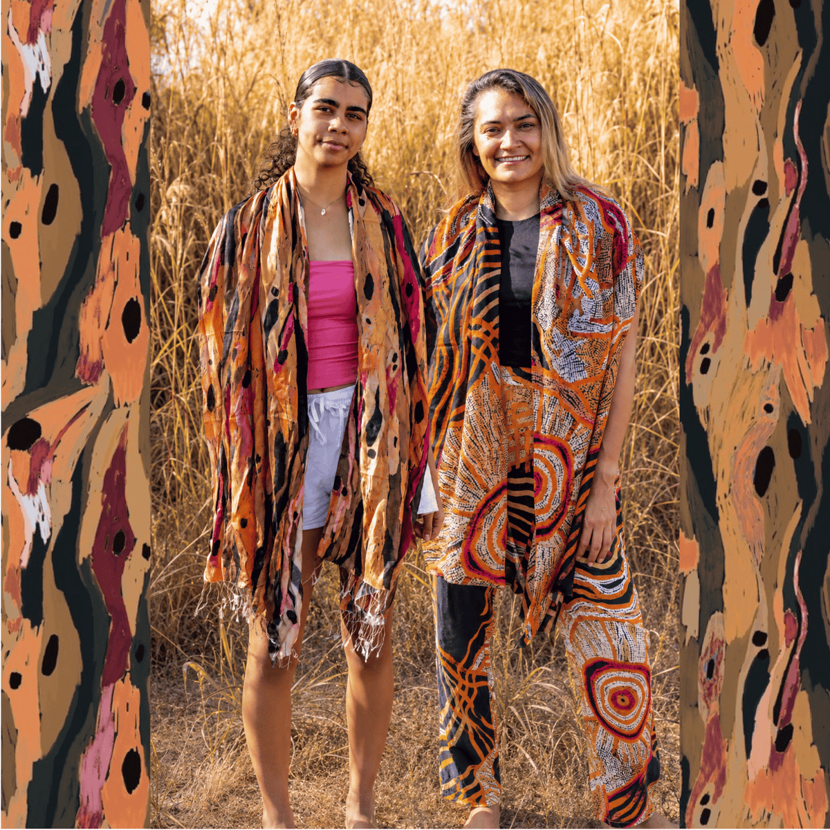 Mulberry Silk Scarf - Eucalyptus Bark