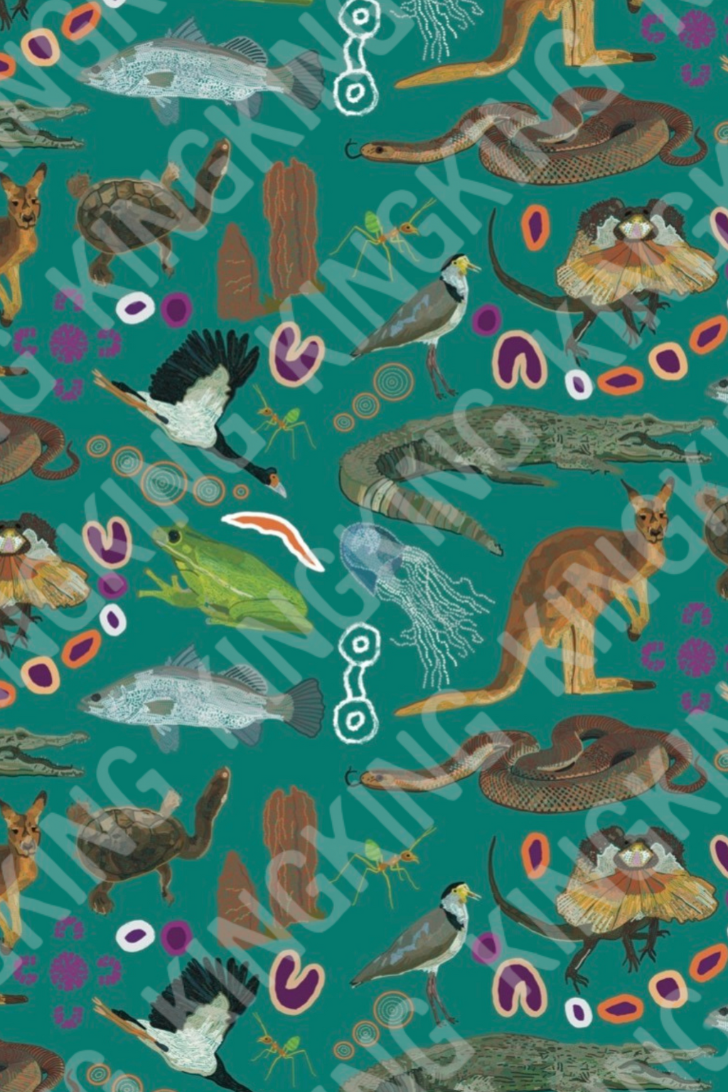 Premium Muslin Baby Wrap – Larrakia Fauna