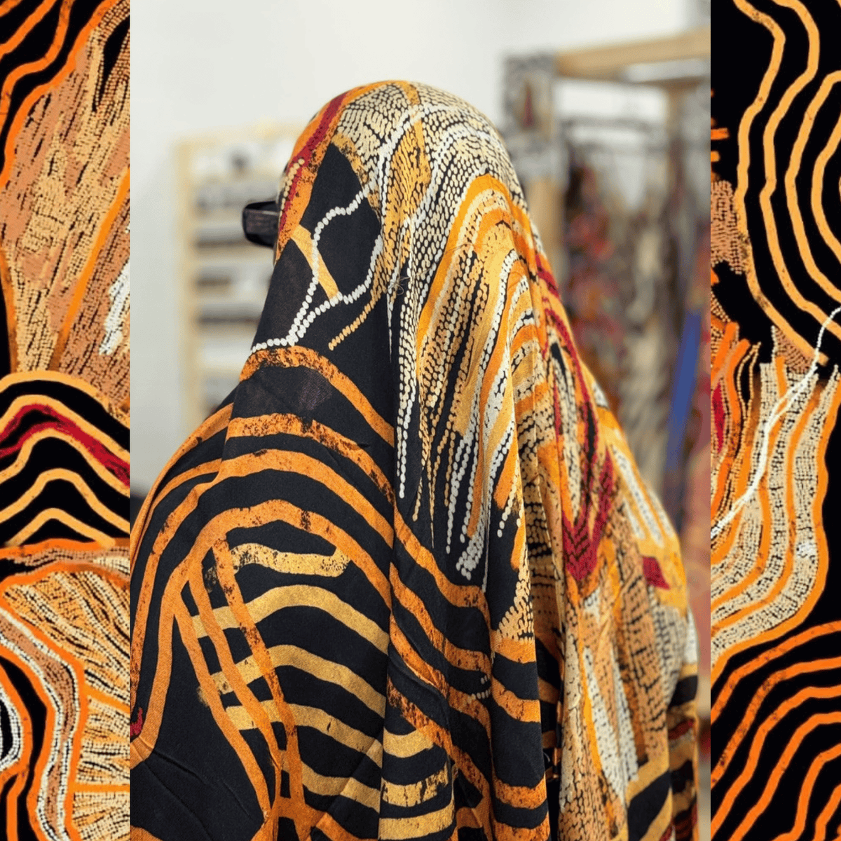 Mulberry Silk Scarf - Calling Blak