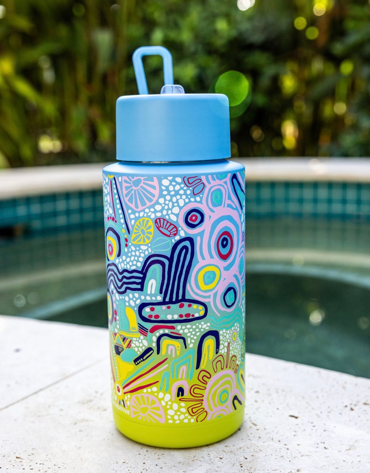 Lands 1L- 32oz Water Bottle – Aboriginal Art
