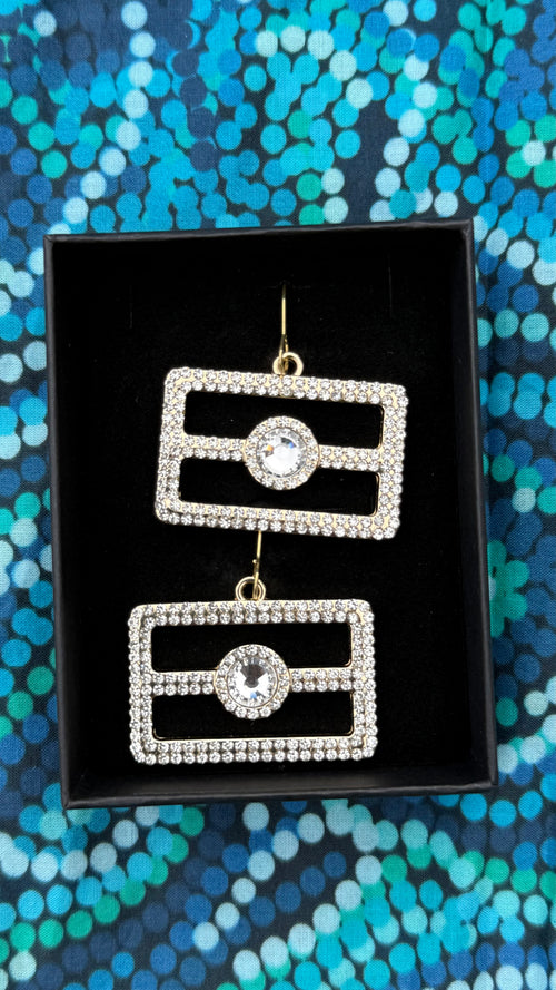 Aboriginal flag earrings