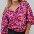 Sally Top - Bush Flowers