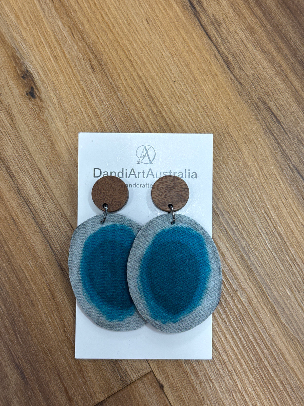 DandiArt x KingKing Fabric Earrings - Handcrafted Wearable Art