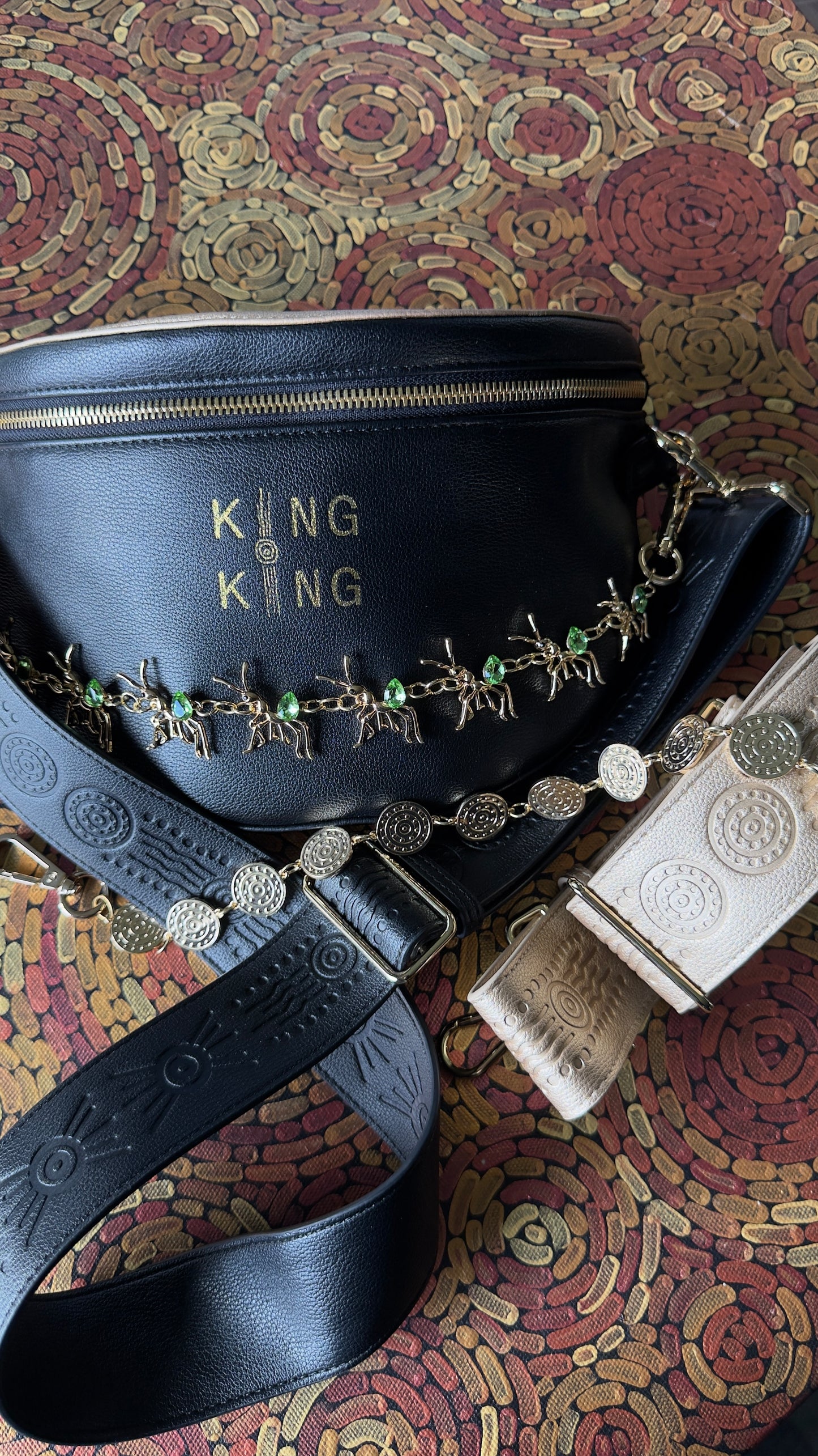 Blak & Gold crossbody bag