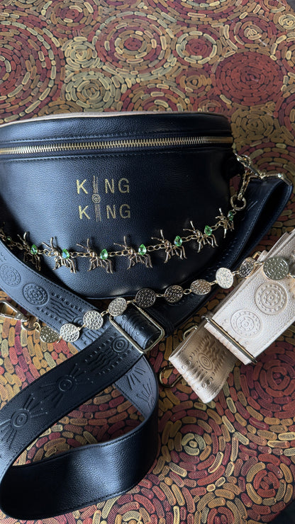 Blak & Gold crossbody bag