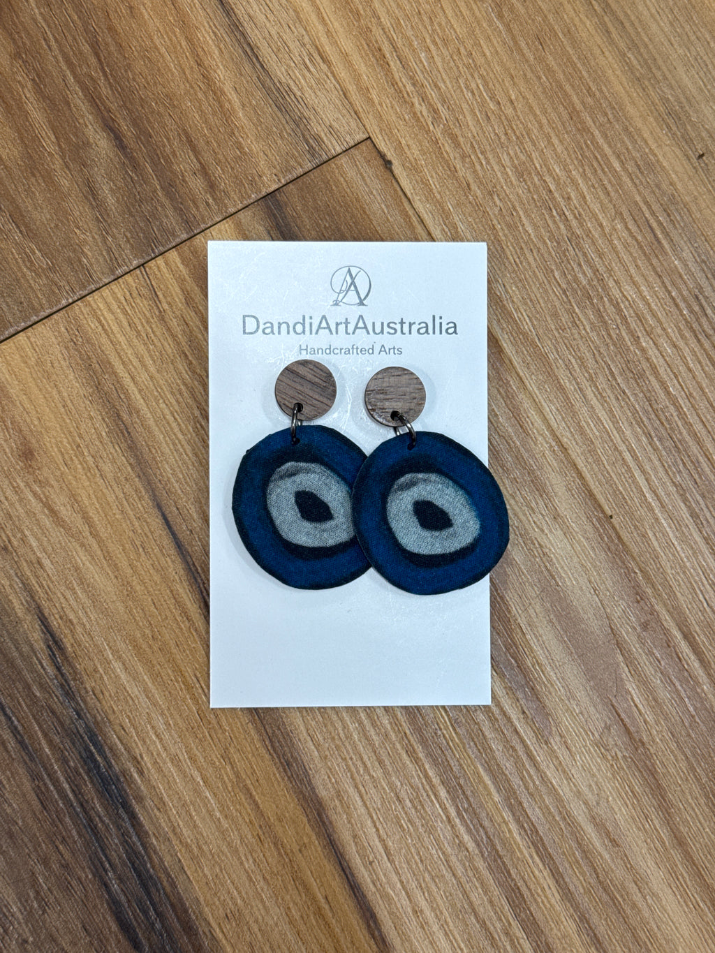 DandiArt x KingKing Fabric Earrings - Handcrafted Wearable Art