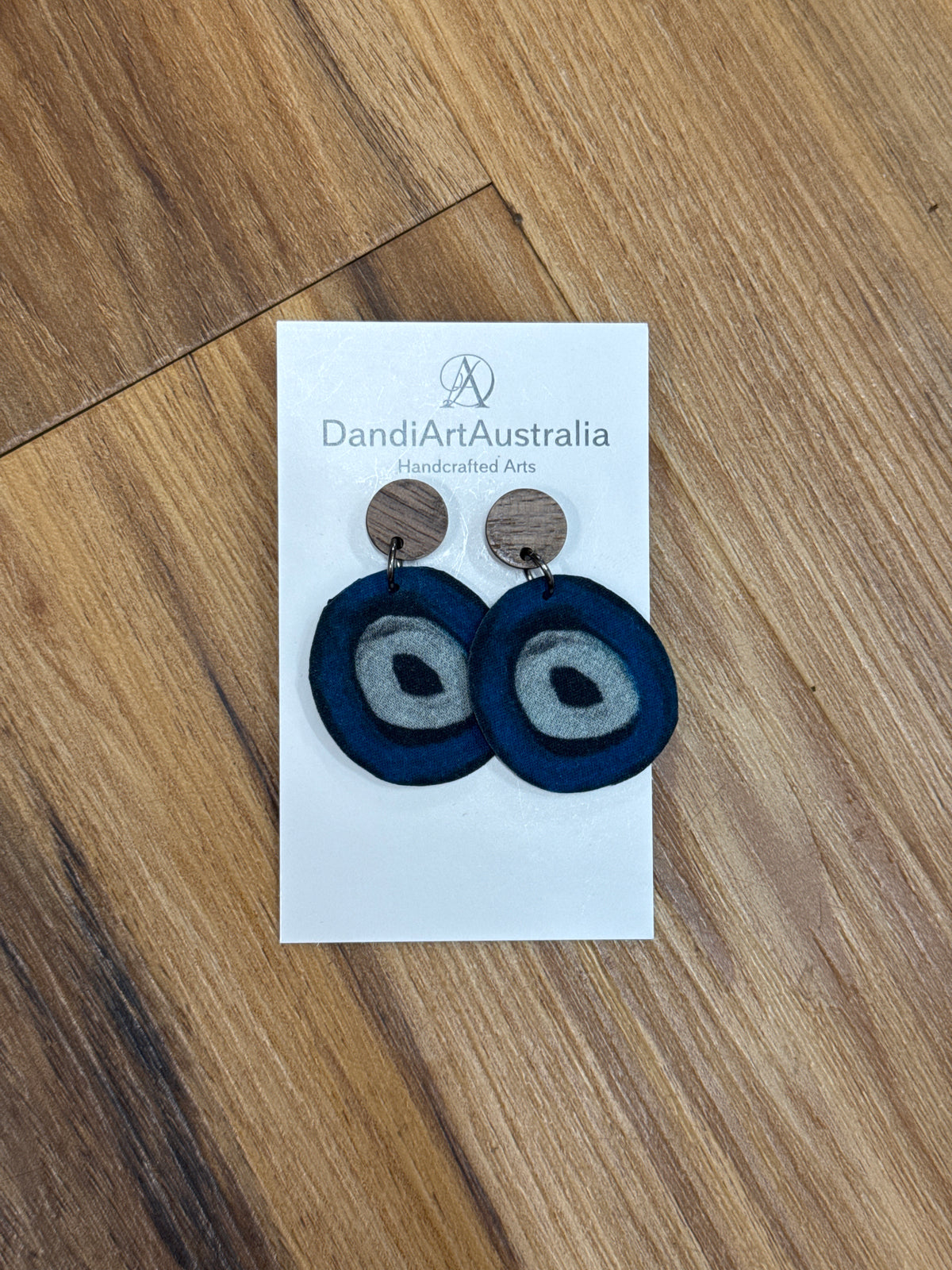 DandiArt x KingKing Fabric Earrings - Handcrafted Wearable Art
