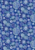 Blue Camps – Aboriginal Art Print