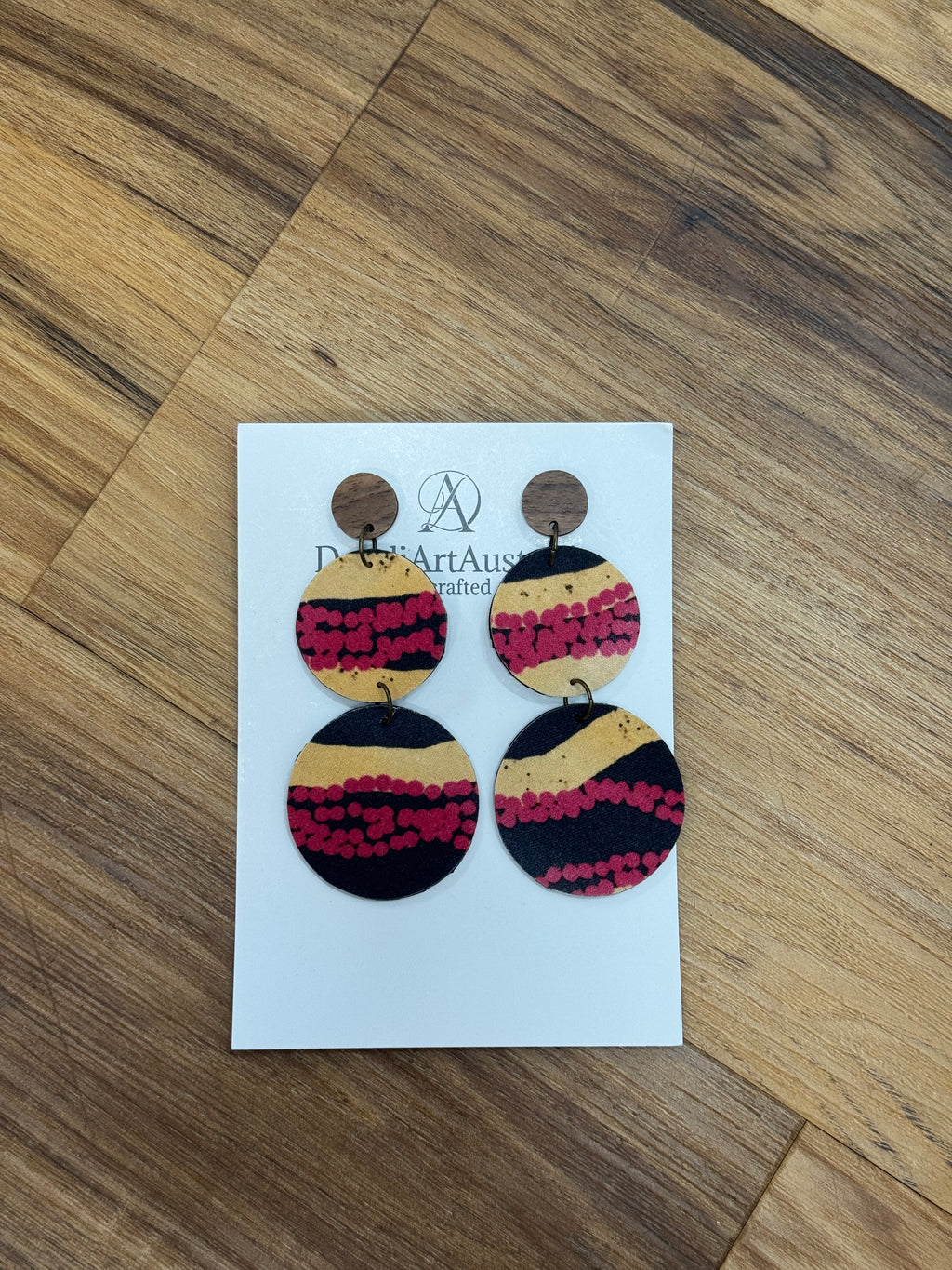 DandiArt x KingKing Fabric Earrings - Handcrafted Wearable Art