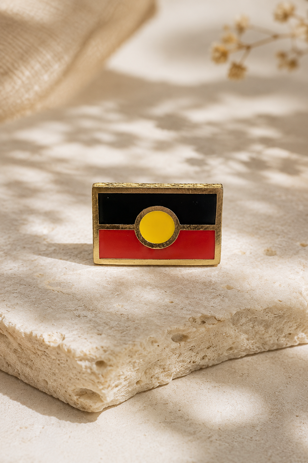 Aboriginal Flag | Rectangle Pin
