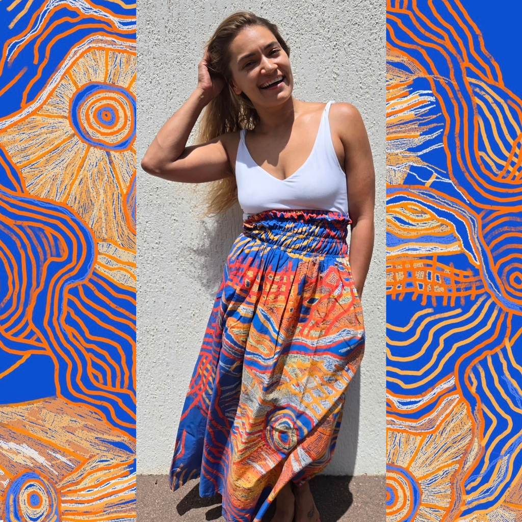 Cherrie Skirt/Dress - Calling Blue