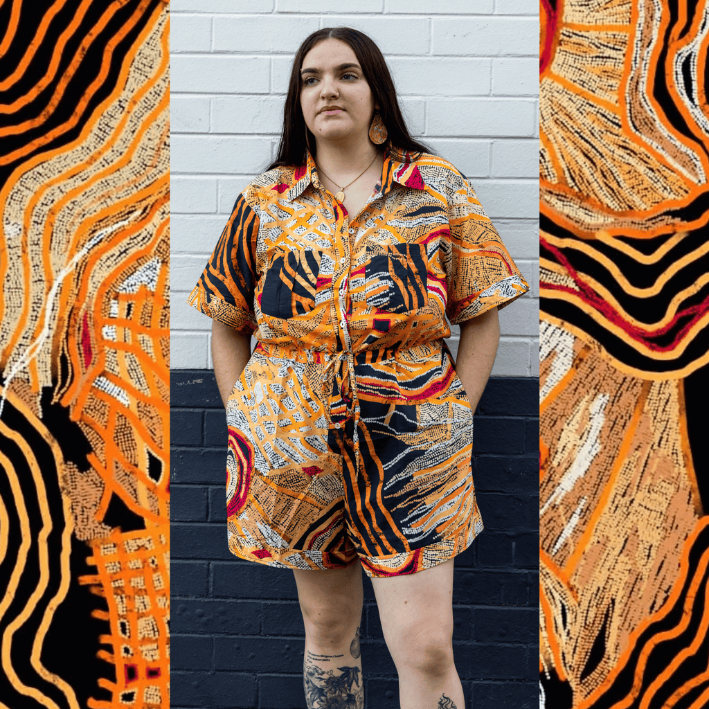 The Jenna Playsuit - Calling Blak
