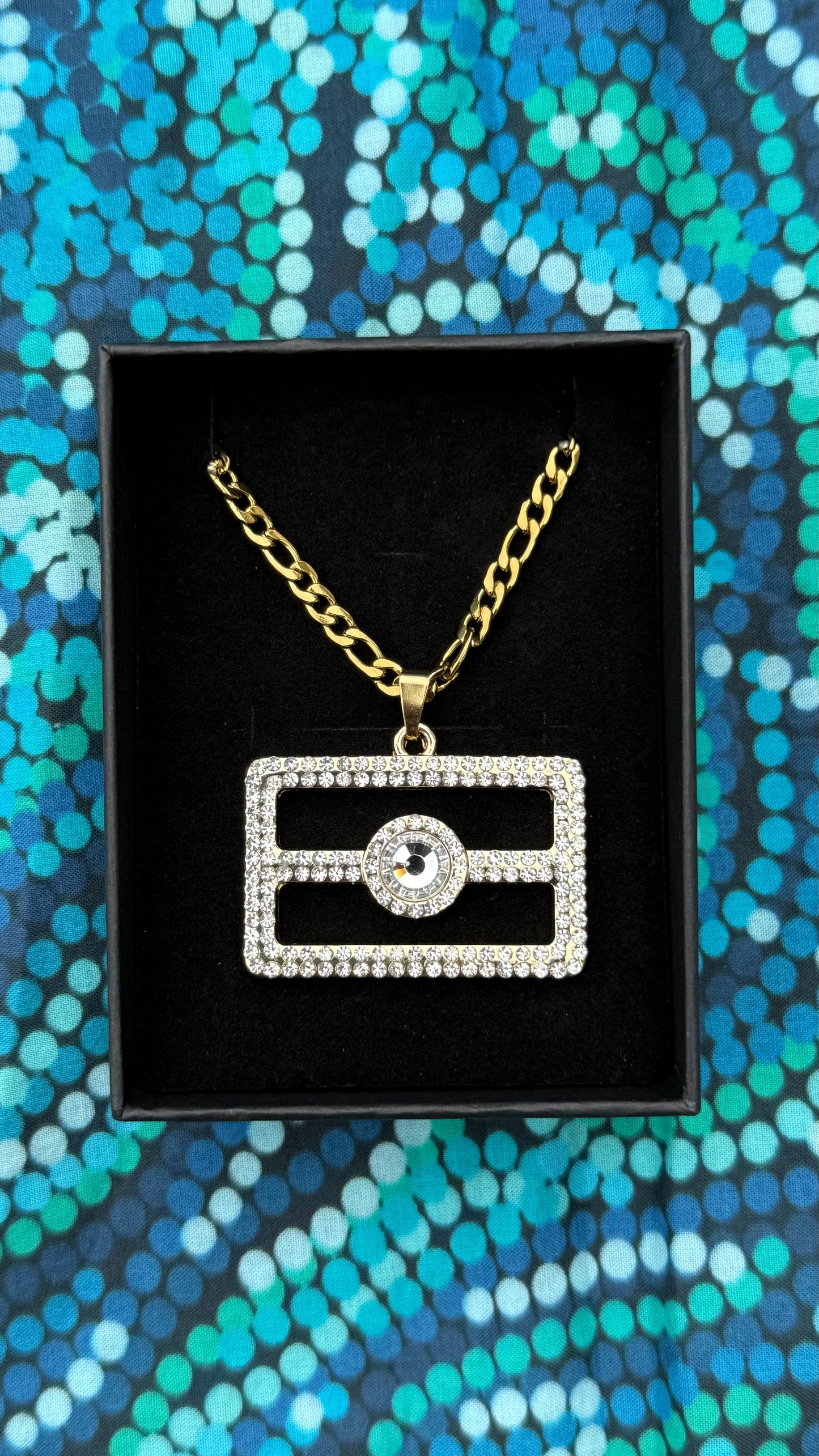 Aboriginal flag necklace