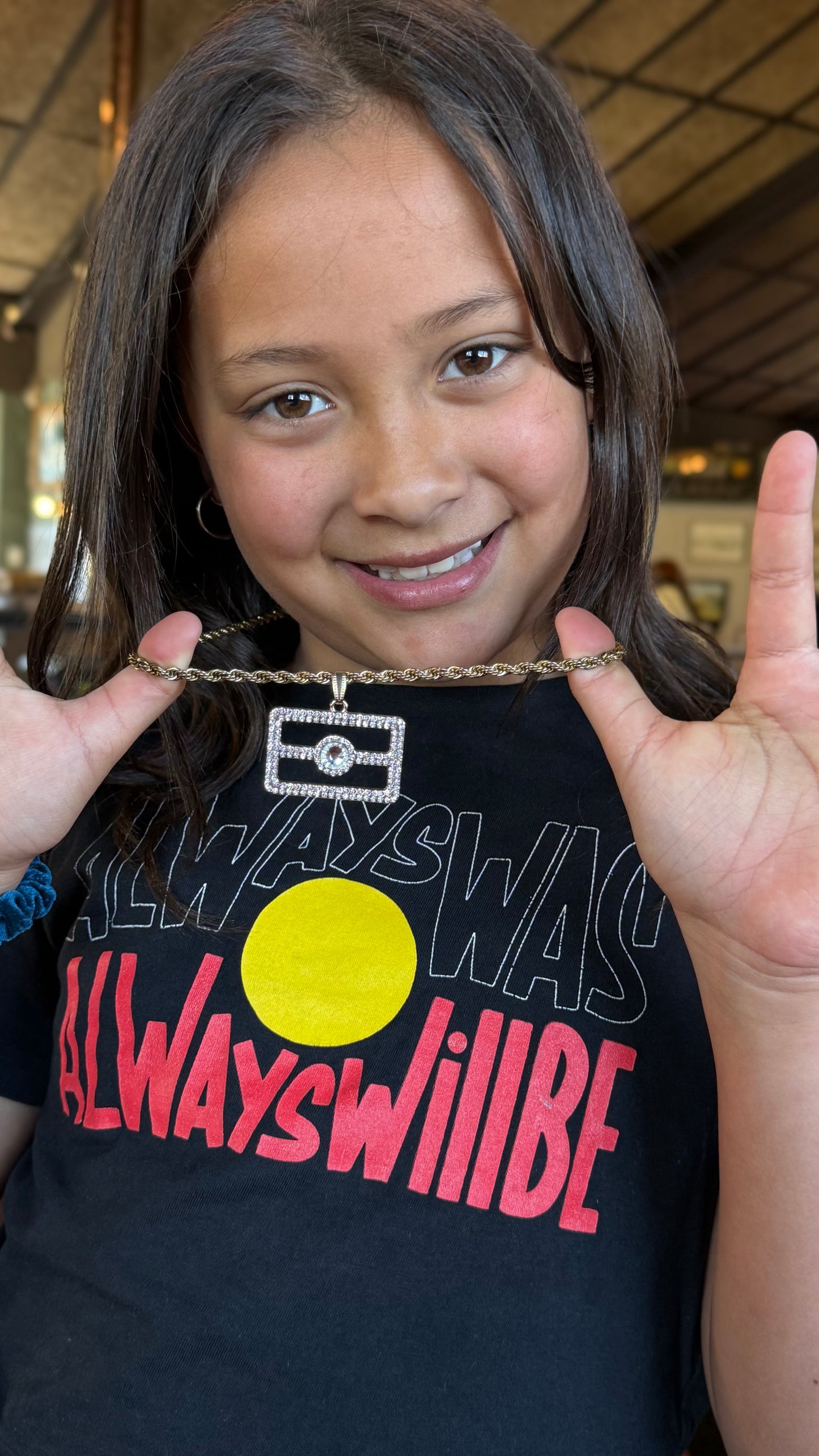 Aboriginal flag necklace
