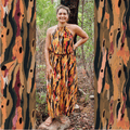 The Maggie halter top - Eucalyptus Bark