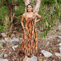 The Tully dress - Eucalyptus Bark