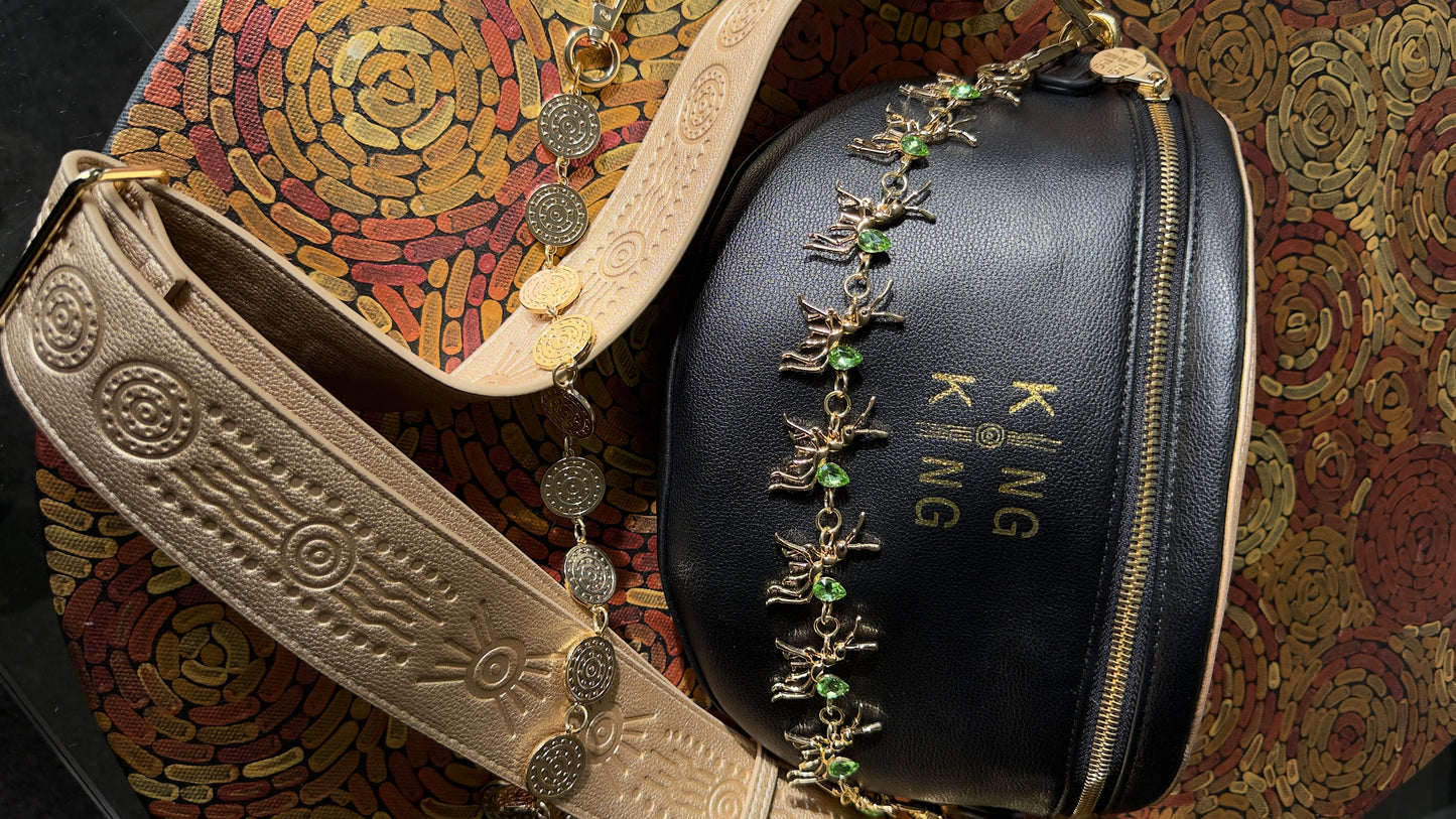 Blak & Gold crossbody bag