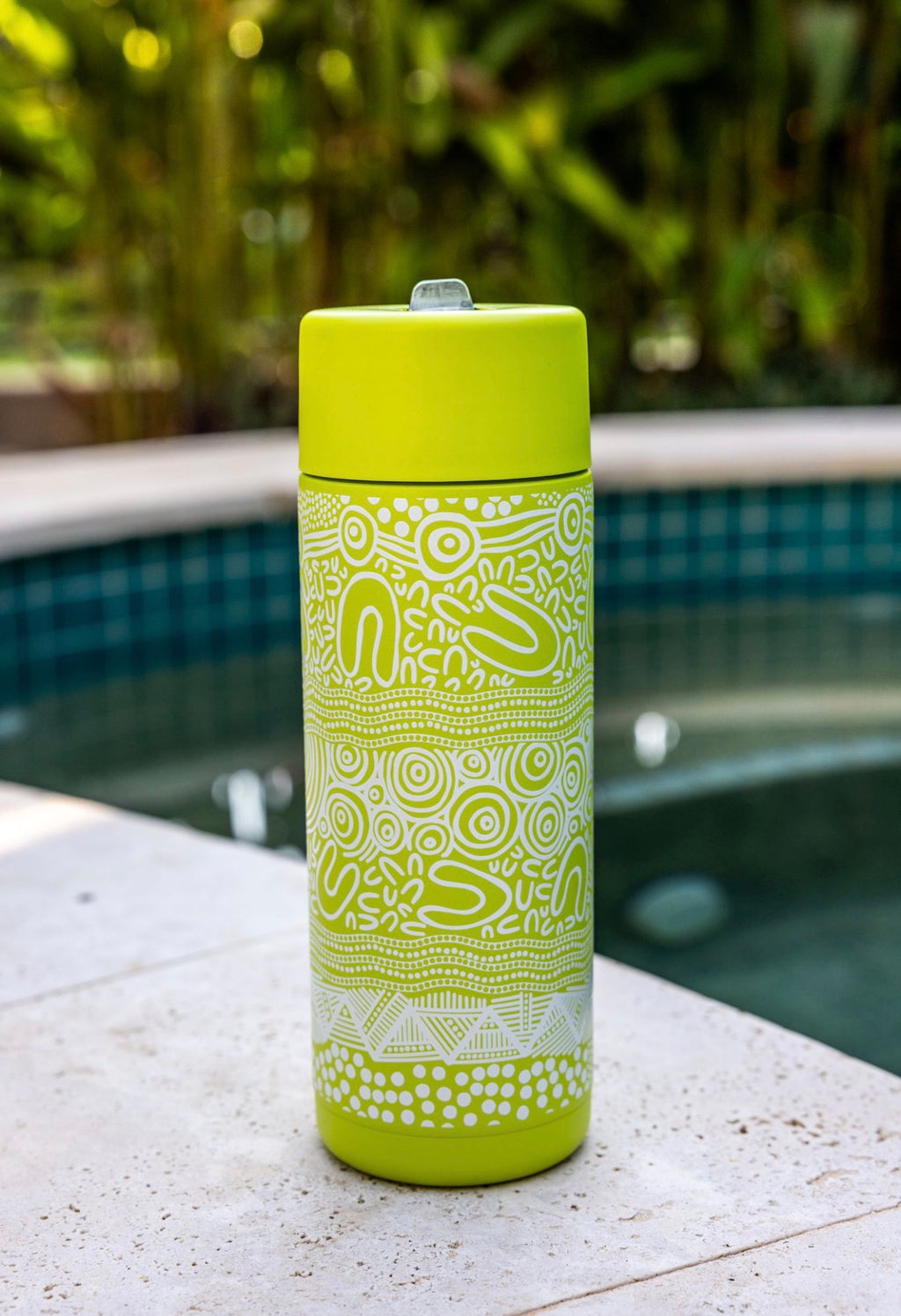 Layered Land 590mL Water Bottle – Aboriginal Art