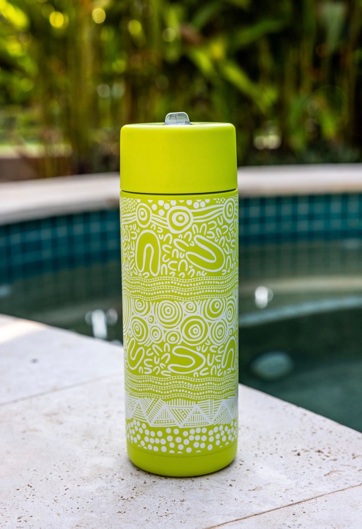 Layered Land 590mL Water Bottle – Aboriginal Art
