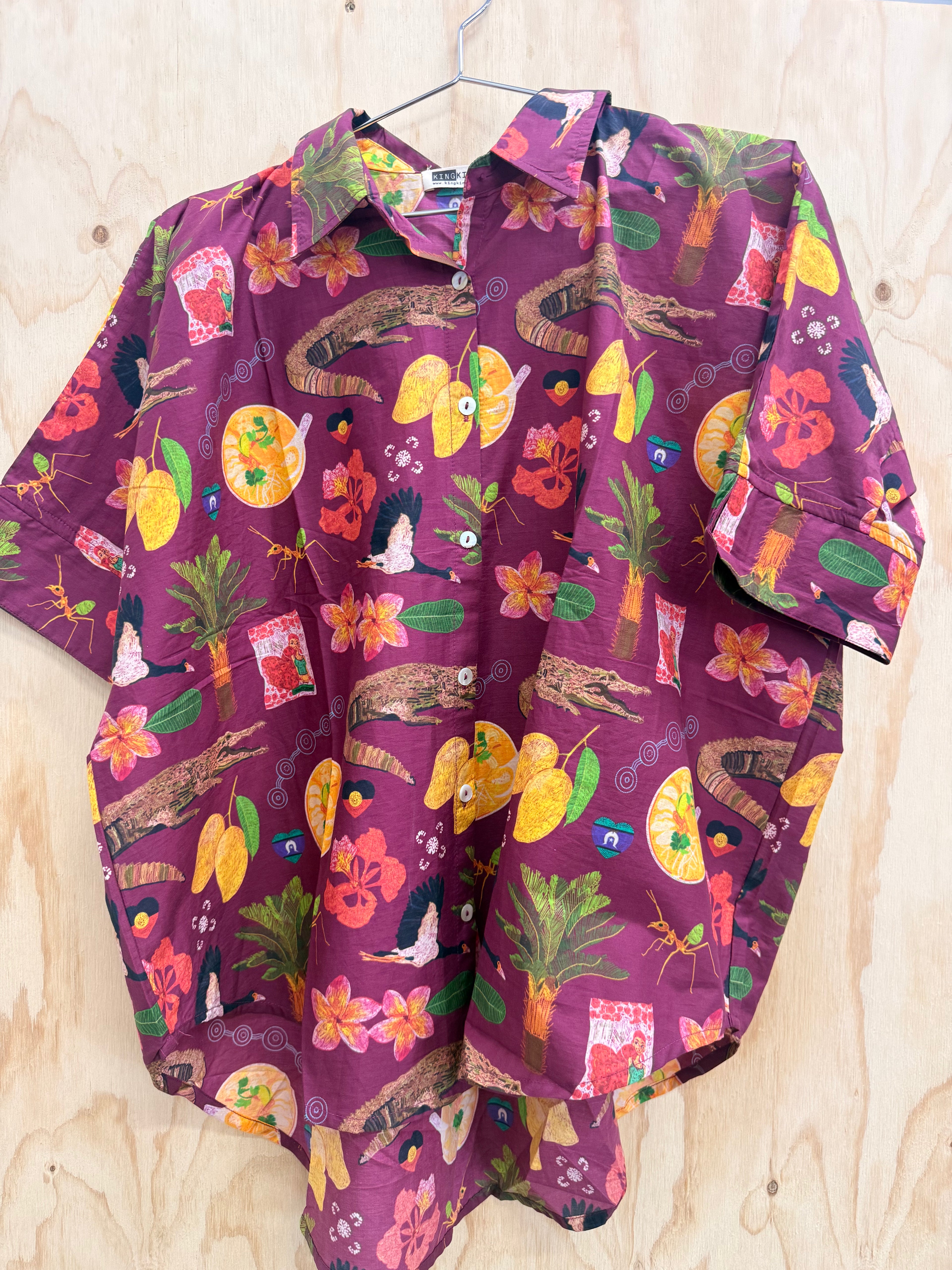 The Cerise Oversized Shirt