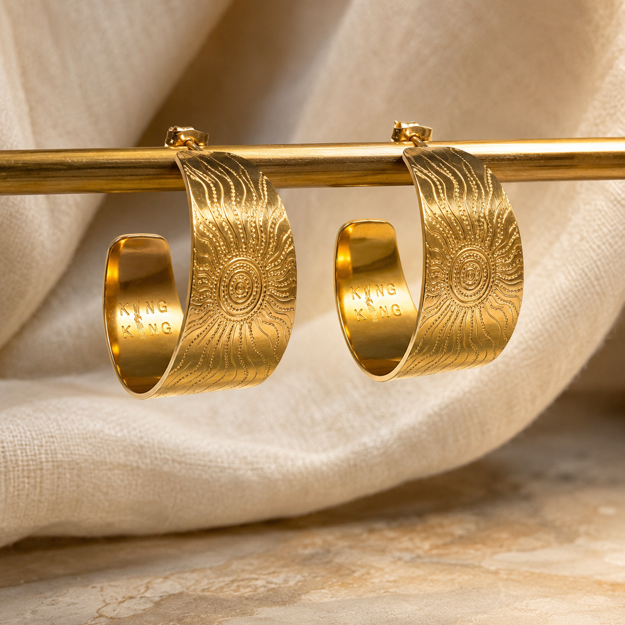 Hoop earrings