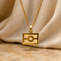 Small flag necklace