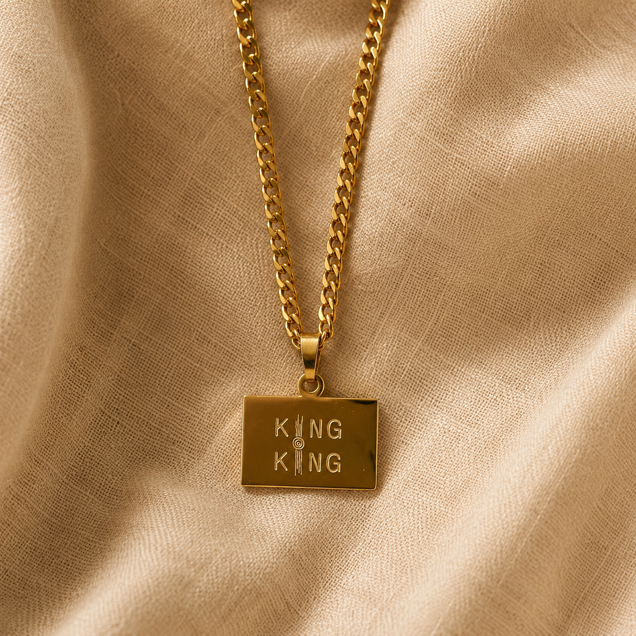 Small flag necklace