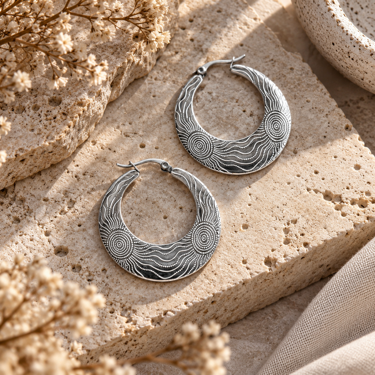 Crescent hoops