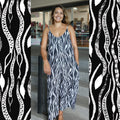 Slither - Blak & White - The Sarrita Jumpsuit
