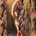The Amalii Mini Dress - Eucalyptus Bark
