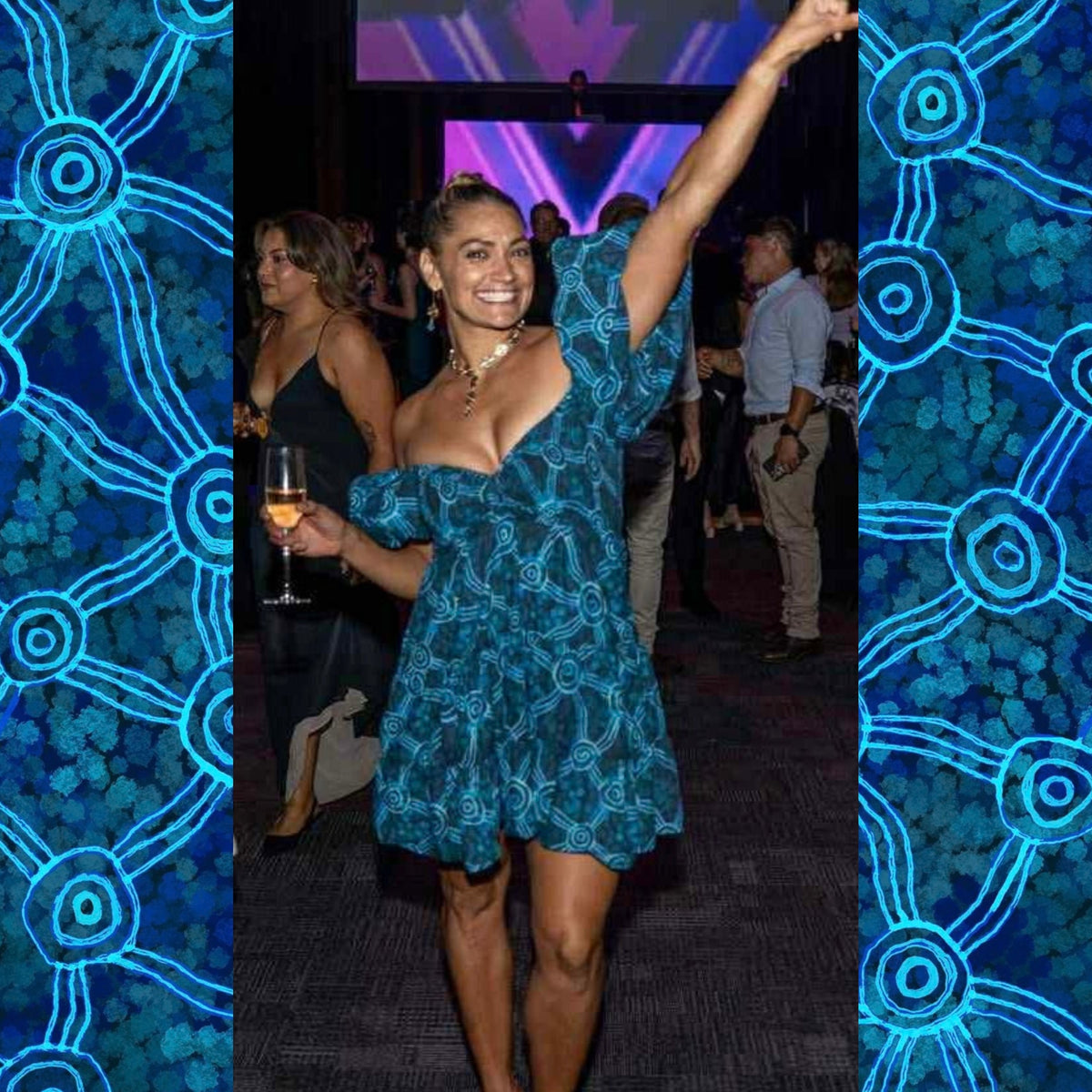 The Sarrita short dress - Travelling