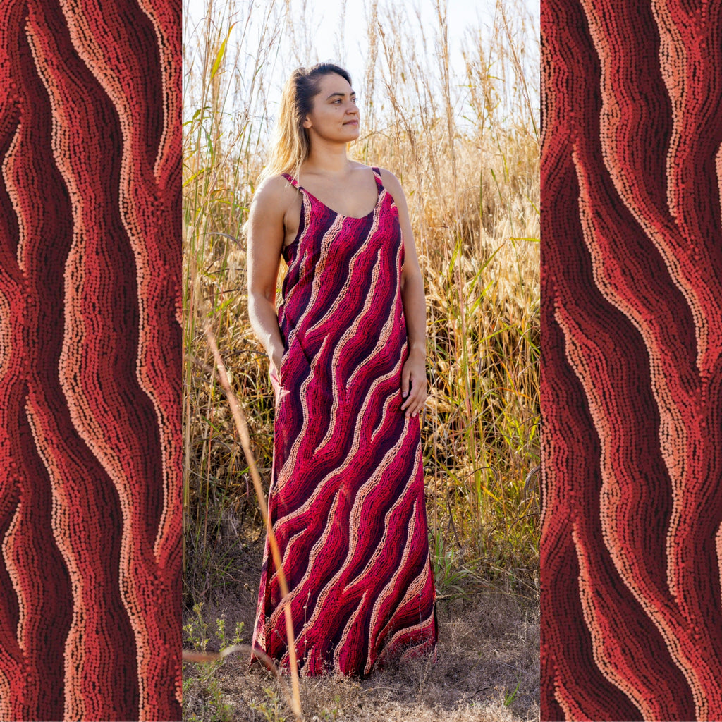 The Vera Maxi Dress - Shifting Sands