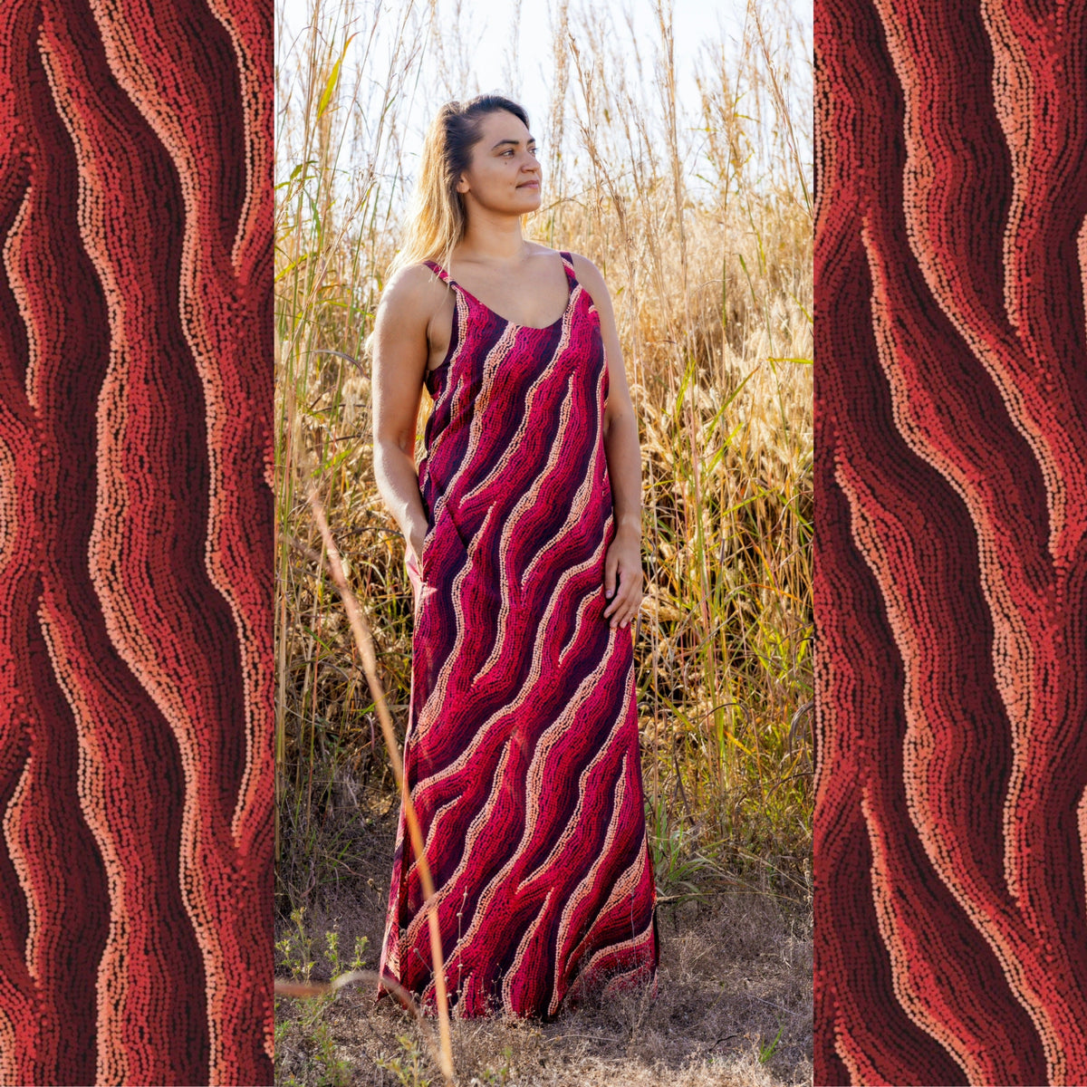 The Vera Maxi Dress - Shifting Sands