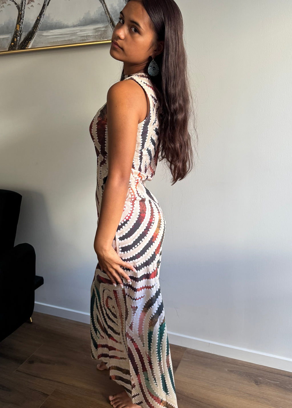 The Amalii Long Bias Dress - Countrylines