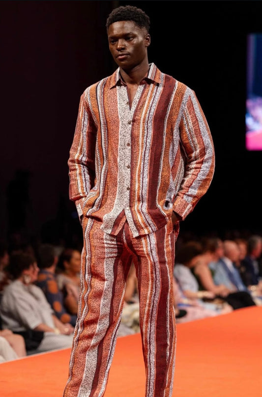 Linen mens pants