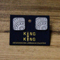 Square studs - Silver
