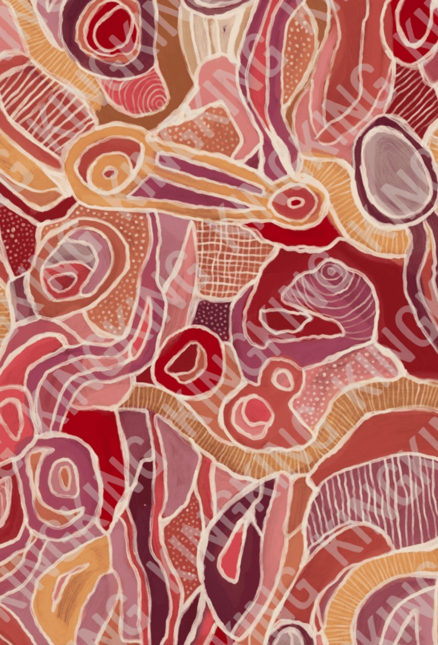 Aboriginal artwork by Sarrita King