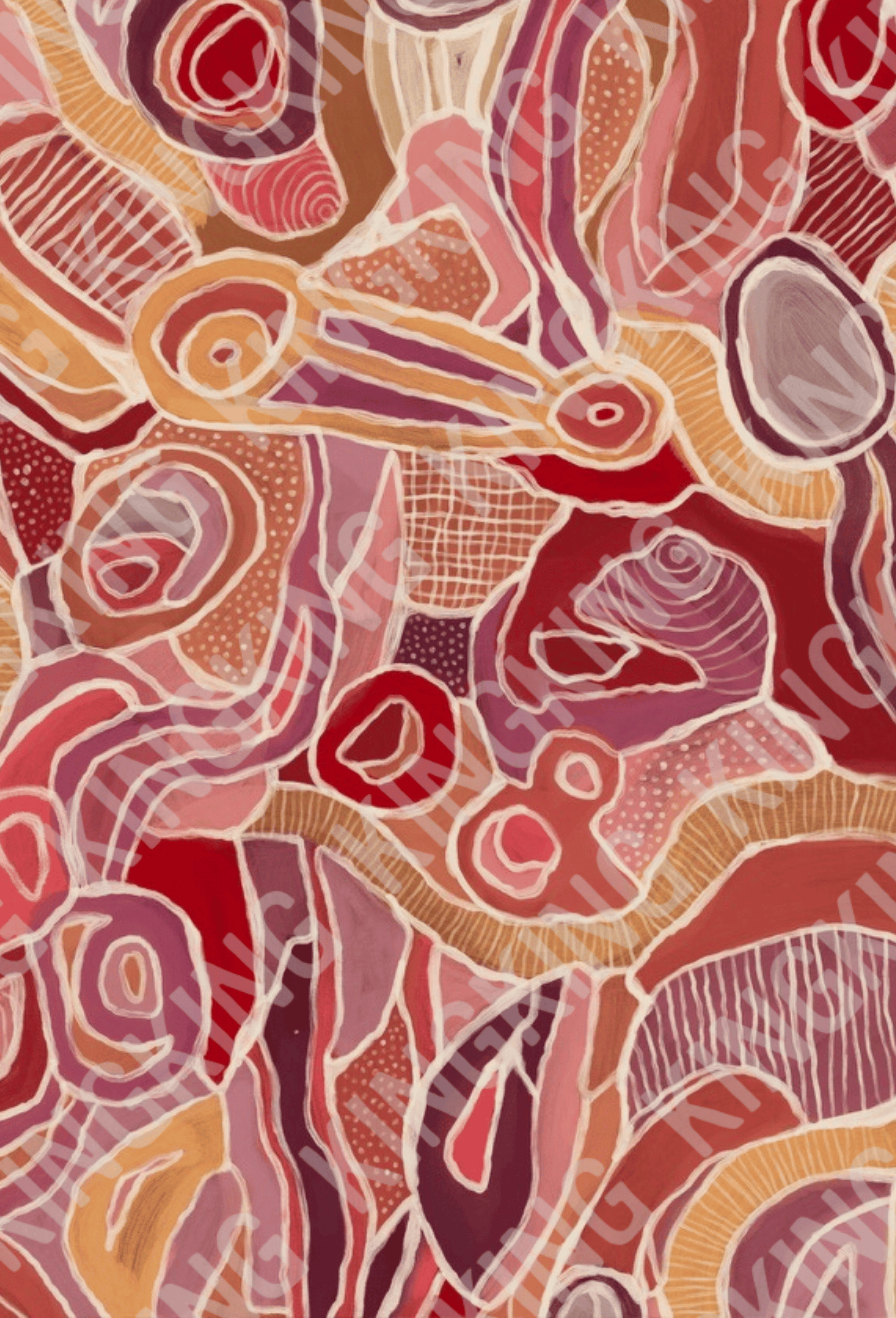 Aboriginal artwork by Sarrita King